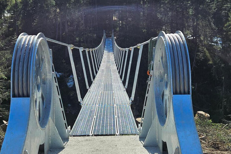 Wiederaufbau Teufels- und Skulpturenbrücke