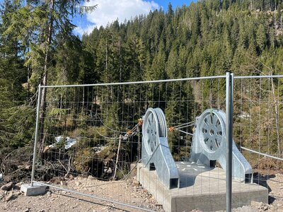 Wiederaufbau Teufels- und Skulpturenbrücke