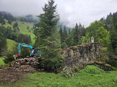 Wiederaufbau Teufels- und Skulpturenbrücke